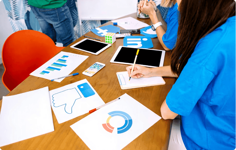 Social Media Marketing Illustration