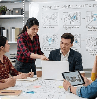 Augmented reality application showcasing real-time object visualization