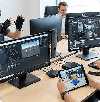 AR VR development workflow for interactive mobile and enterprise applications