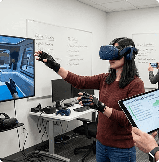 AR VR technology integration for training, gaming, and business solutions