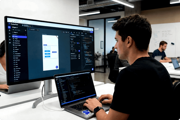 Agile rapid development process illustration showing iterative software delivery