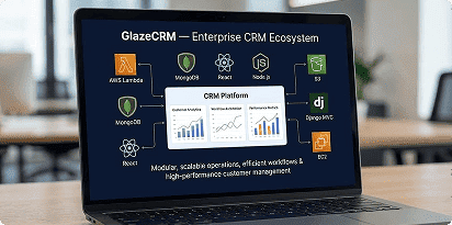 GlazeCRM – Enterprise CRM ecosystem